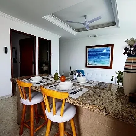 Premium Frente Al Mar Y Playa Apartamento Cartagena